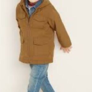 Brown Hooded Jacket for Kids